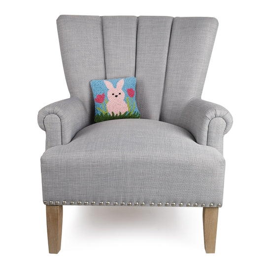 Pink Bunny Hook Pillow