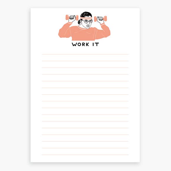 Ruth Bader Ginsburg Notepad
