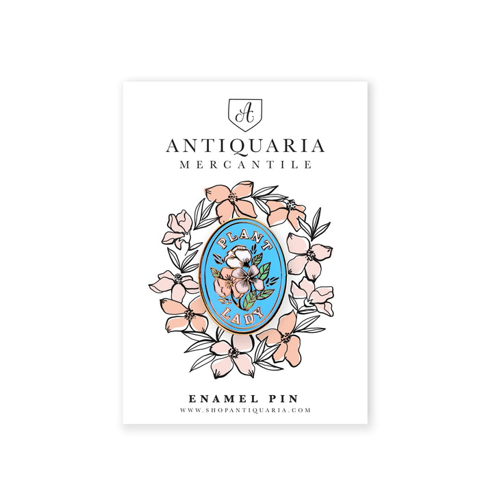 Plant Lady Enamel Pin
