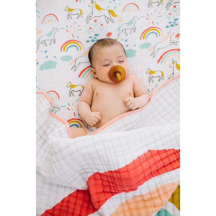 Unicorn Land Crib Sheet