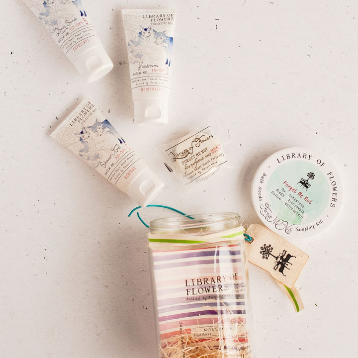 Forget Me Not Bath Goods Sampling Kit