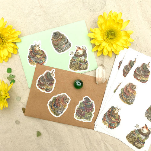 Quilted Forest Sticker Sheet
