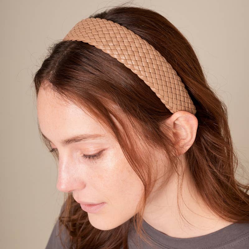 Braided Leather Headband