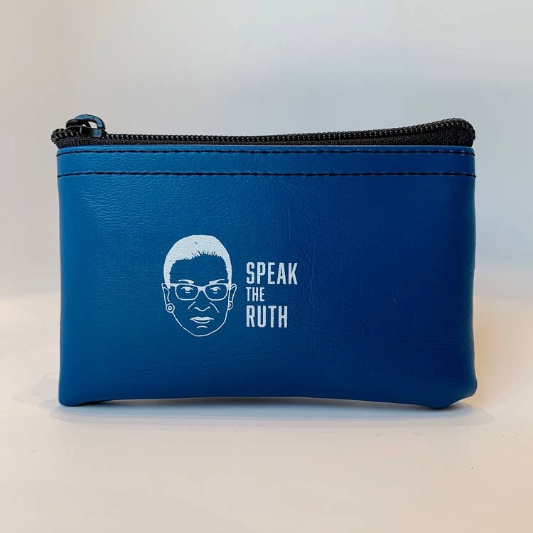 Speak the Ruth Vinyl Zip Pouch