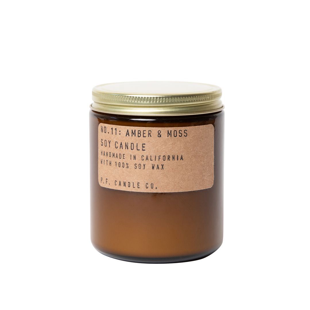 Amber and Moss Soy Candle