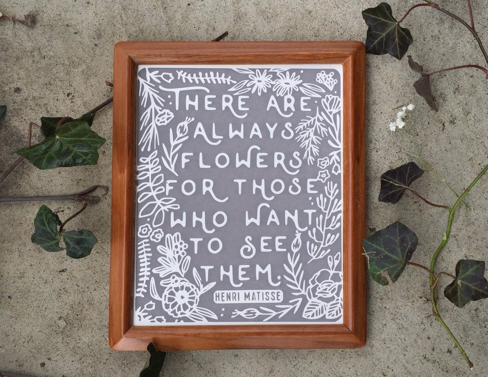 Always Flowers Print