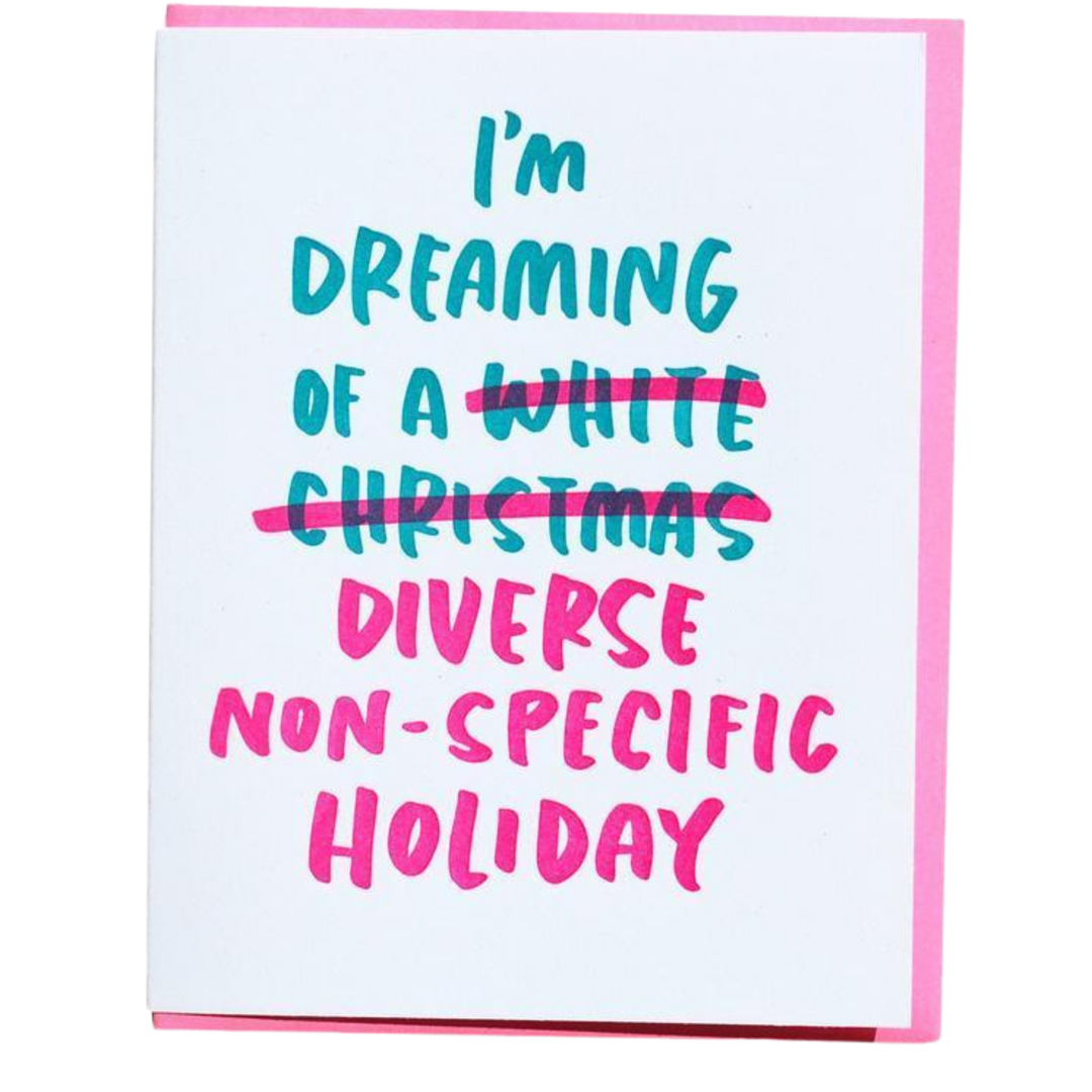 White Christmas Holiday Card