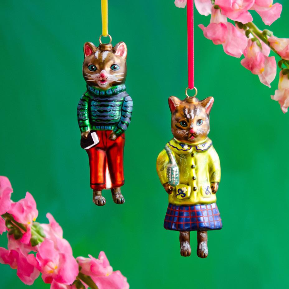 Nathalie Lété Cat Couture Ornament