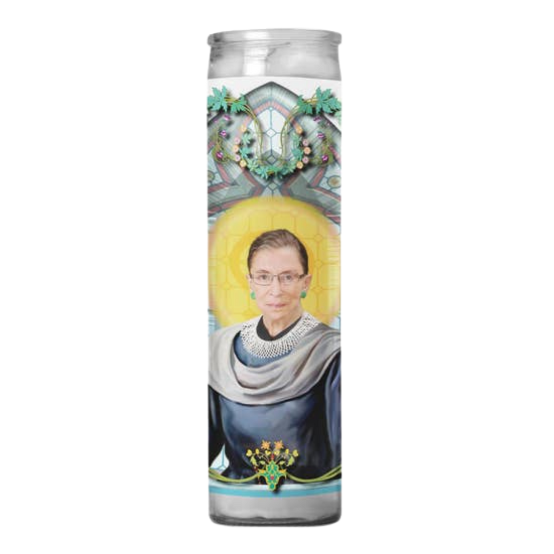Ruth Bader Ginsburg Prayer Candle