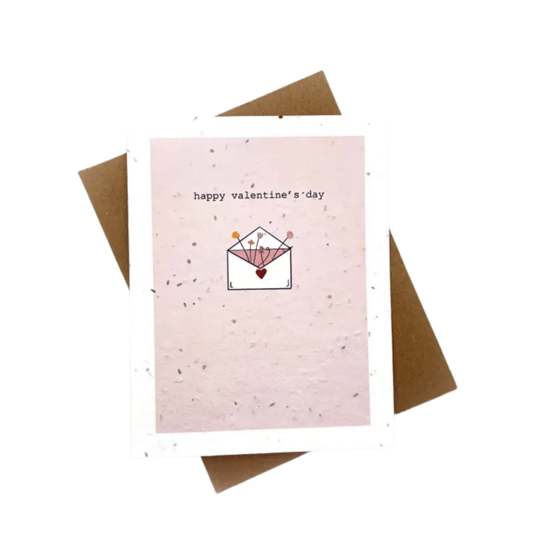 Happy Valentine's Day Plantable Card
