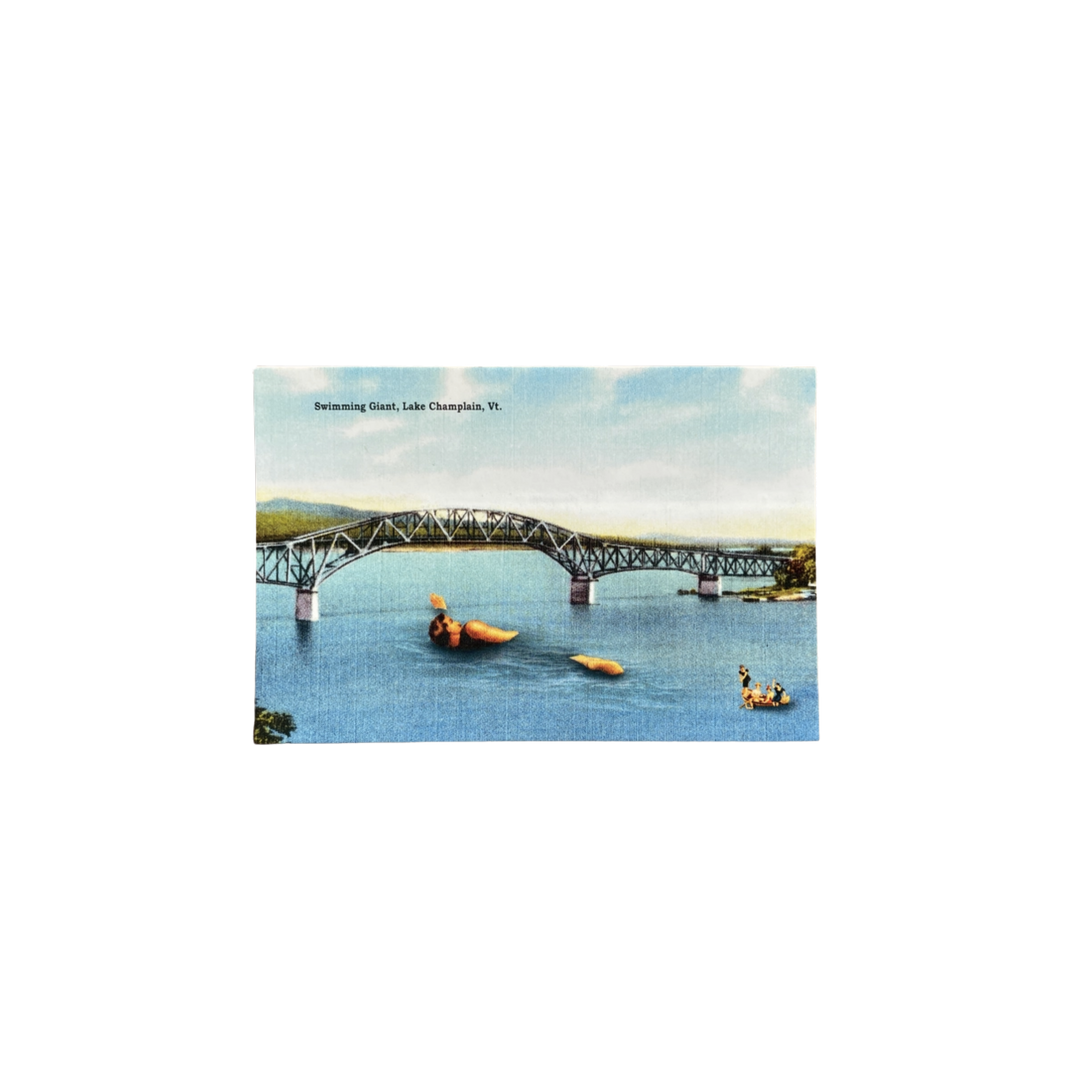 Vermont Swimming Giant Postcard