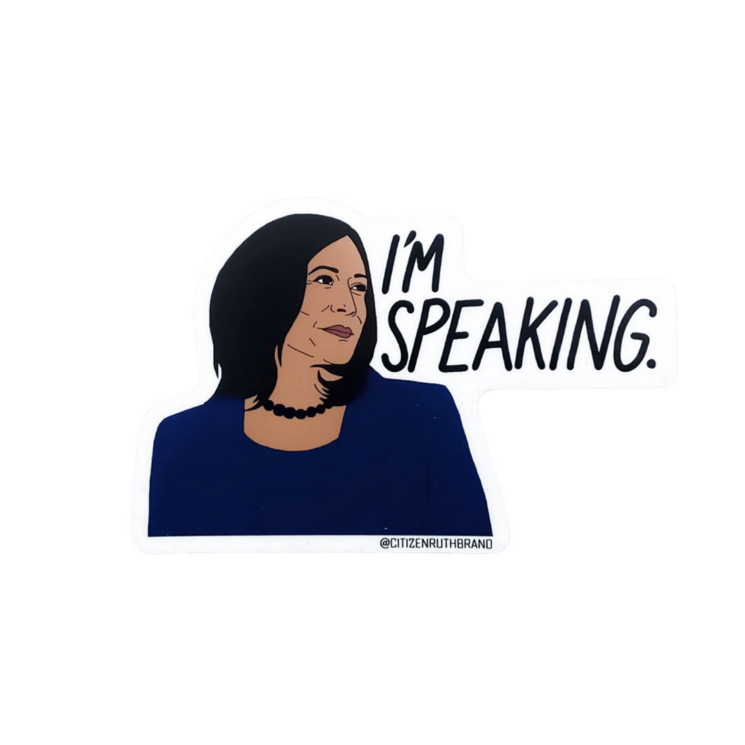 Kamala "I'm Speaking" Sticker