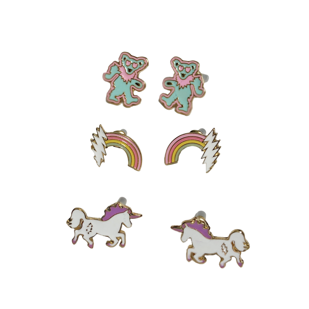 Trixy Starr X Grateful Dead Earring Set