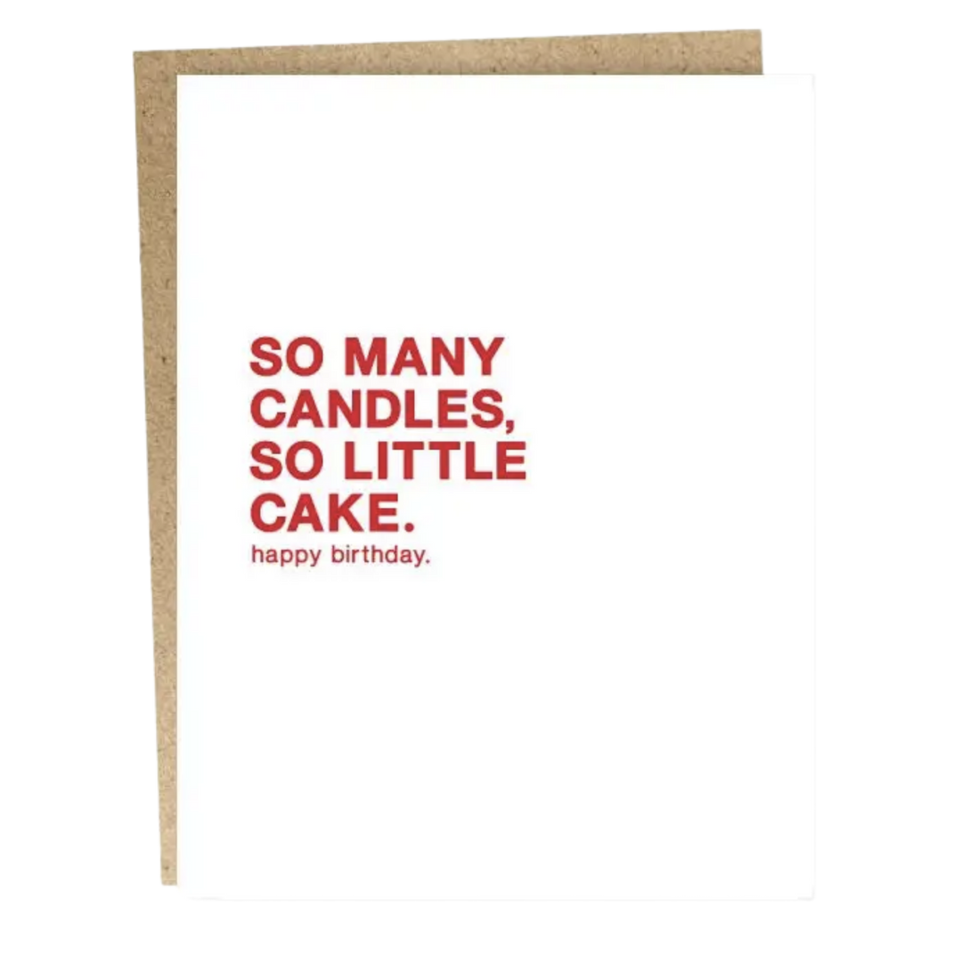 Candles No Cake Card