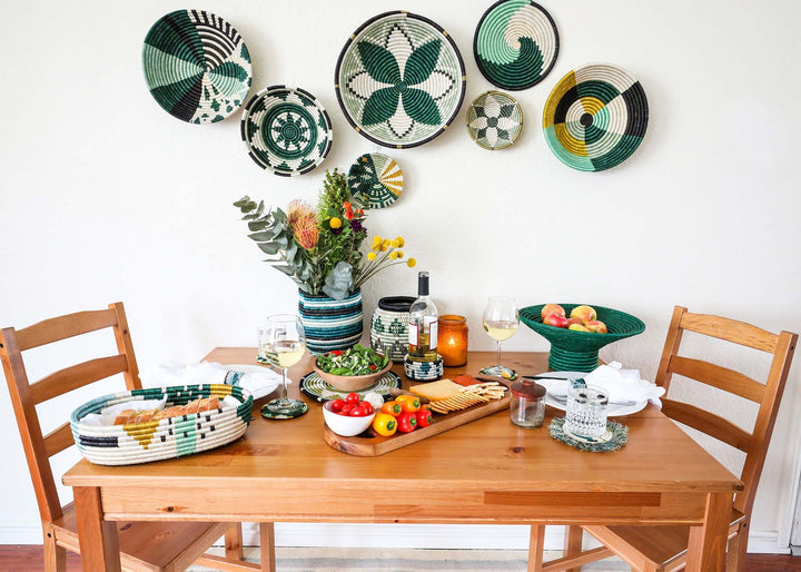 Small Ivy Fani Round Basket