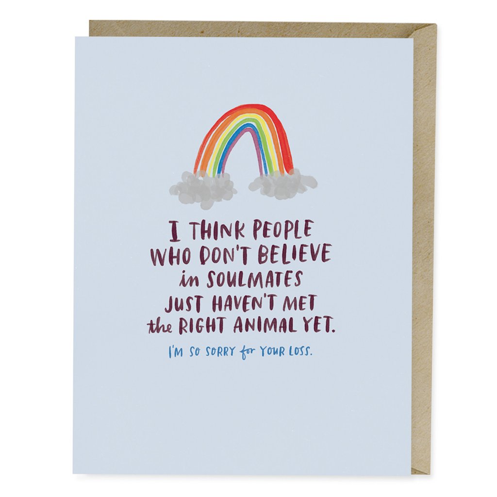 Pet Soul Mate Empathy Card