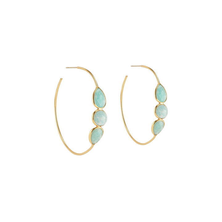 Sierra Gemstone Hoops