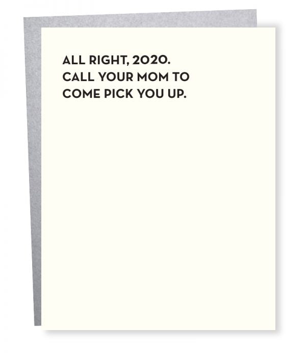 Call Your Mom New Years Card