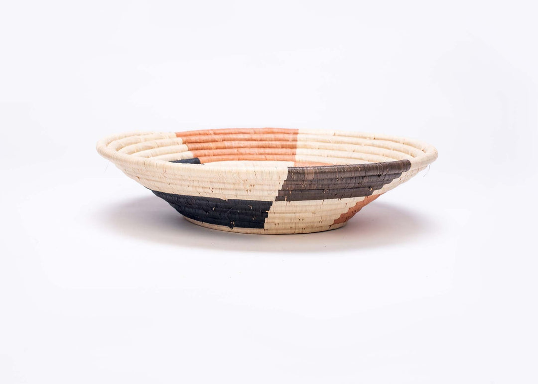 Extra Large Peach Msanii Round Basket