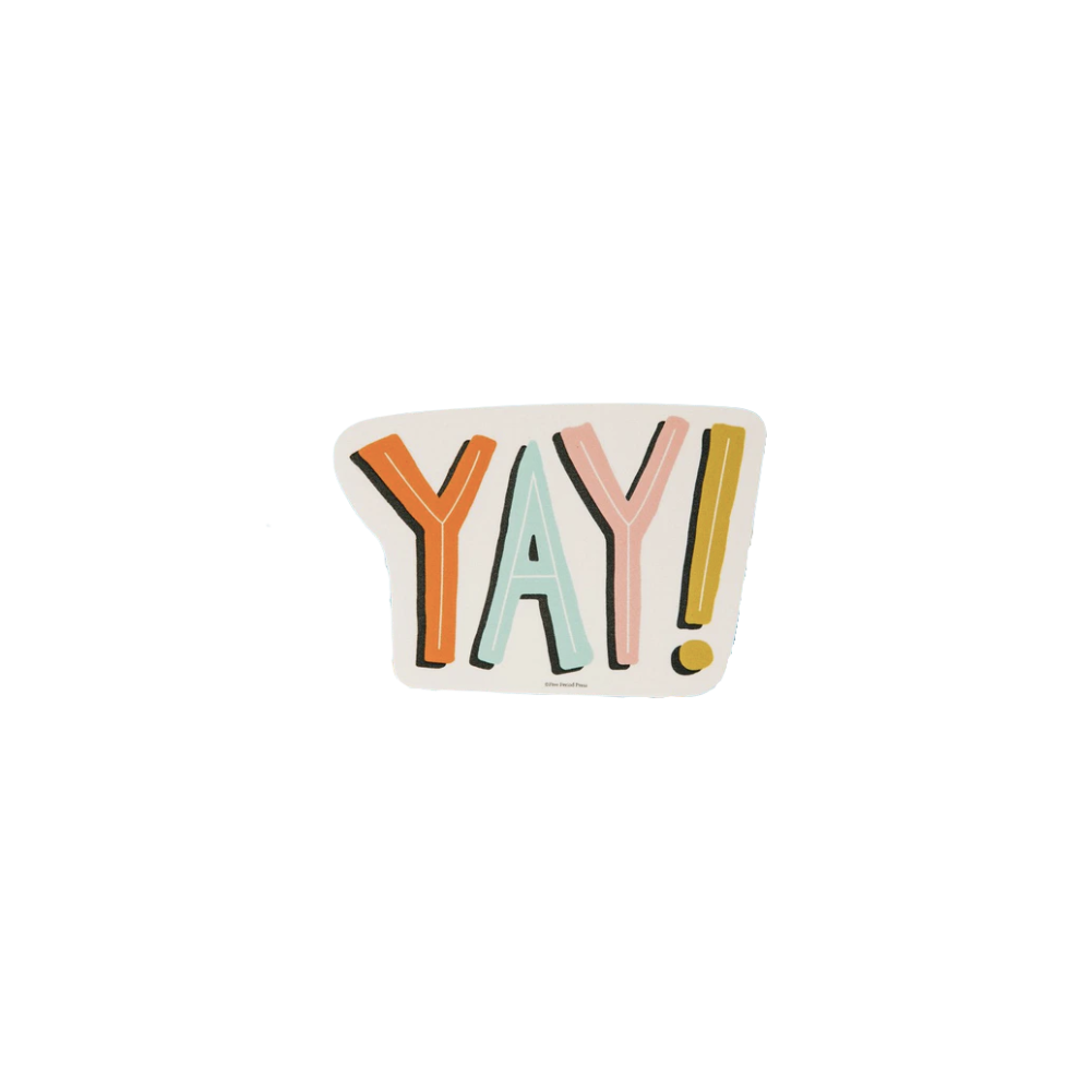 Yay Vinyl Sticker