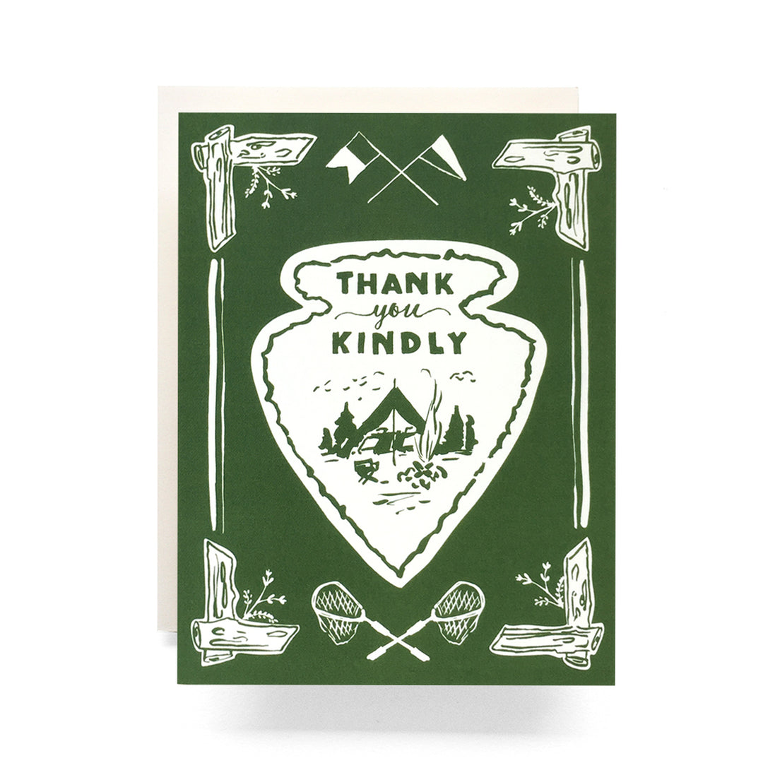 Arrowhead Thank You Greeting Card
