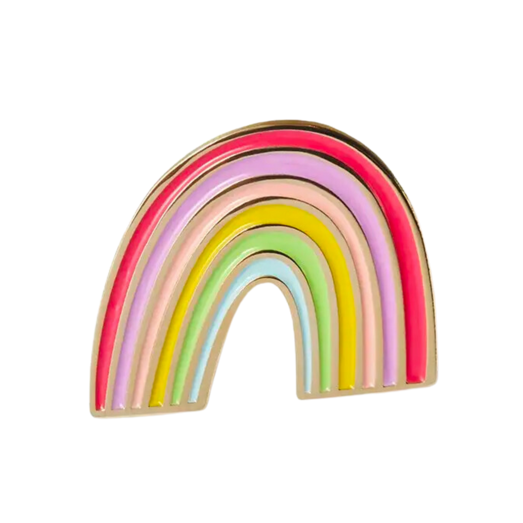 Rainbow Pin and Postcard