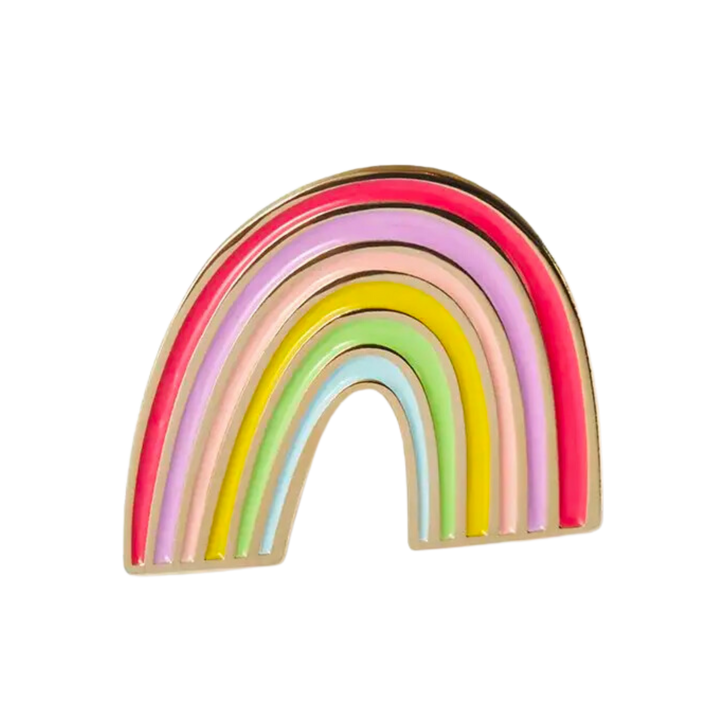 Rainbow Pin and Postcard