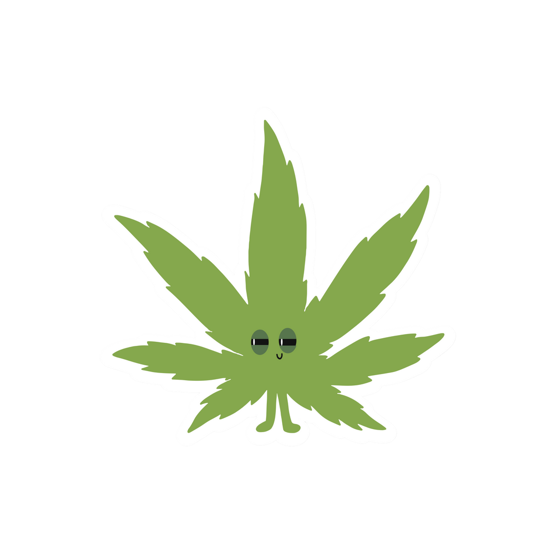 High Life Weed Sticker