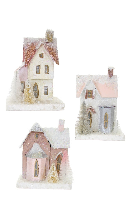 Mini Wintertide Glitter House- Assorted