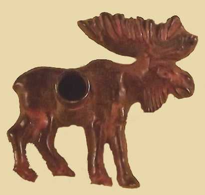 Flat Moose Burner with 10 Incense Sticks