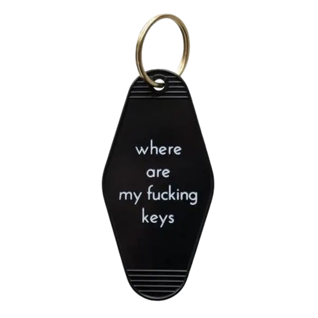 Where are my Fucking Keys Motel Keytag