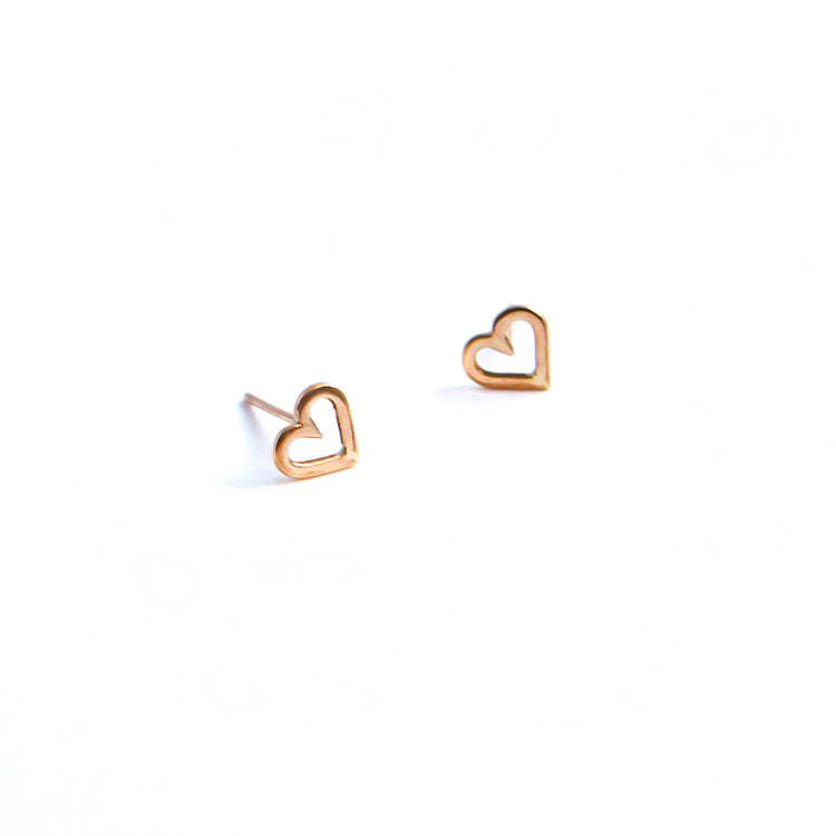 Heart Post Earrings