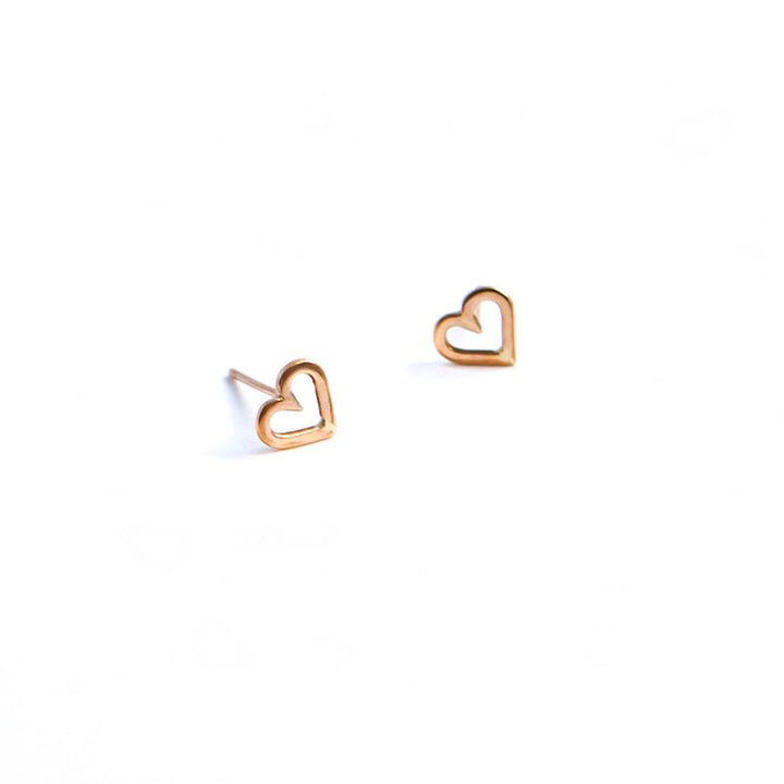 Heart Post Earrings