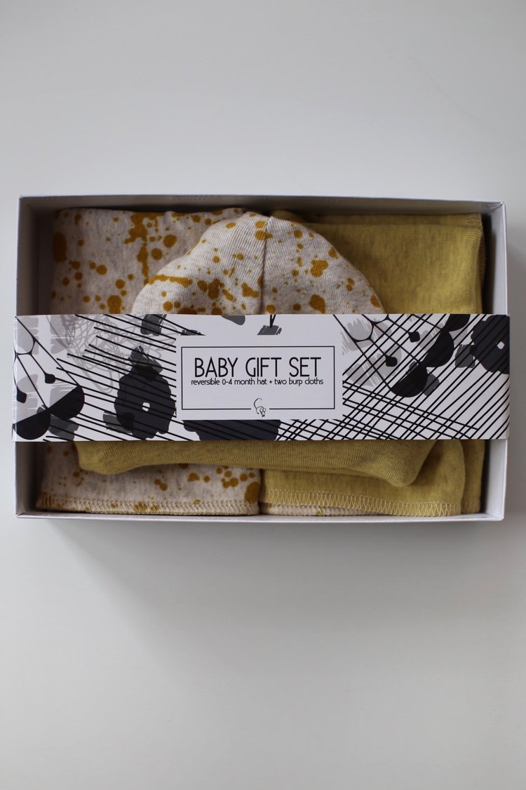 Baby Gift Set - Splatter Print