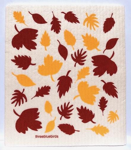Fall Foliage Swedish Dish Cloth