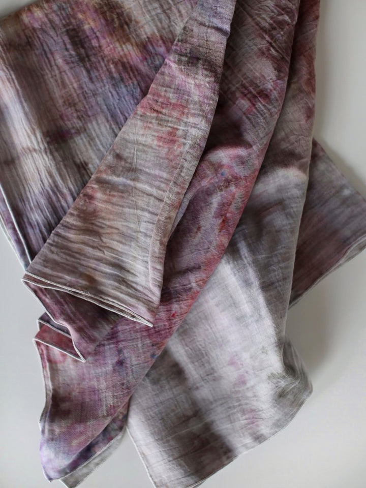 Baby Receiving Blanket - Blush Ice Dye