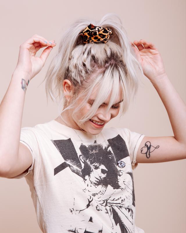 Leopard Velvet Scrunchie