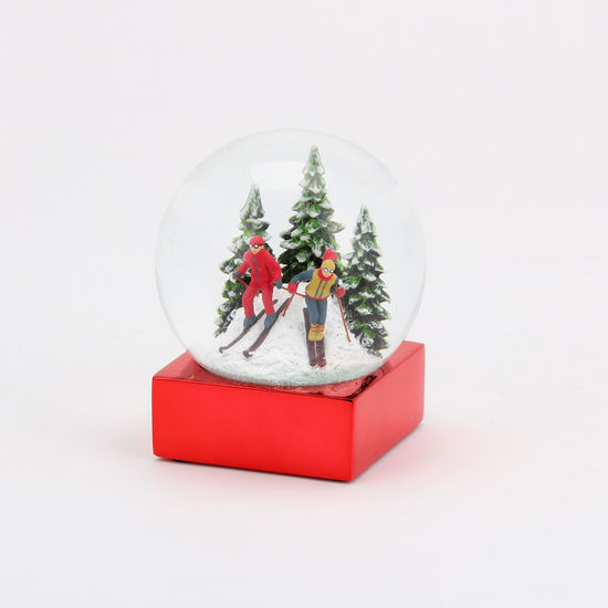 Ski Snow Water Globe