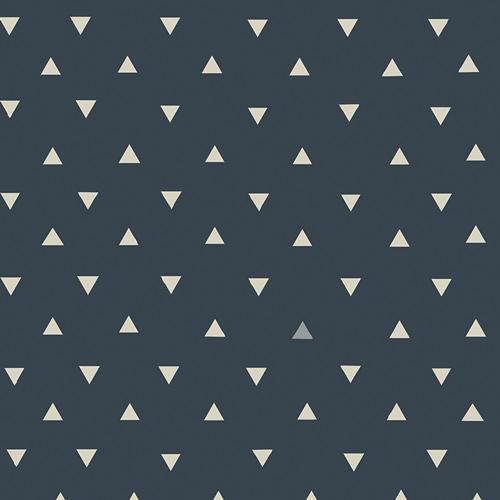Organic Cotton Headband - Navy Confetti Triangle