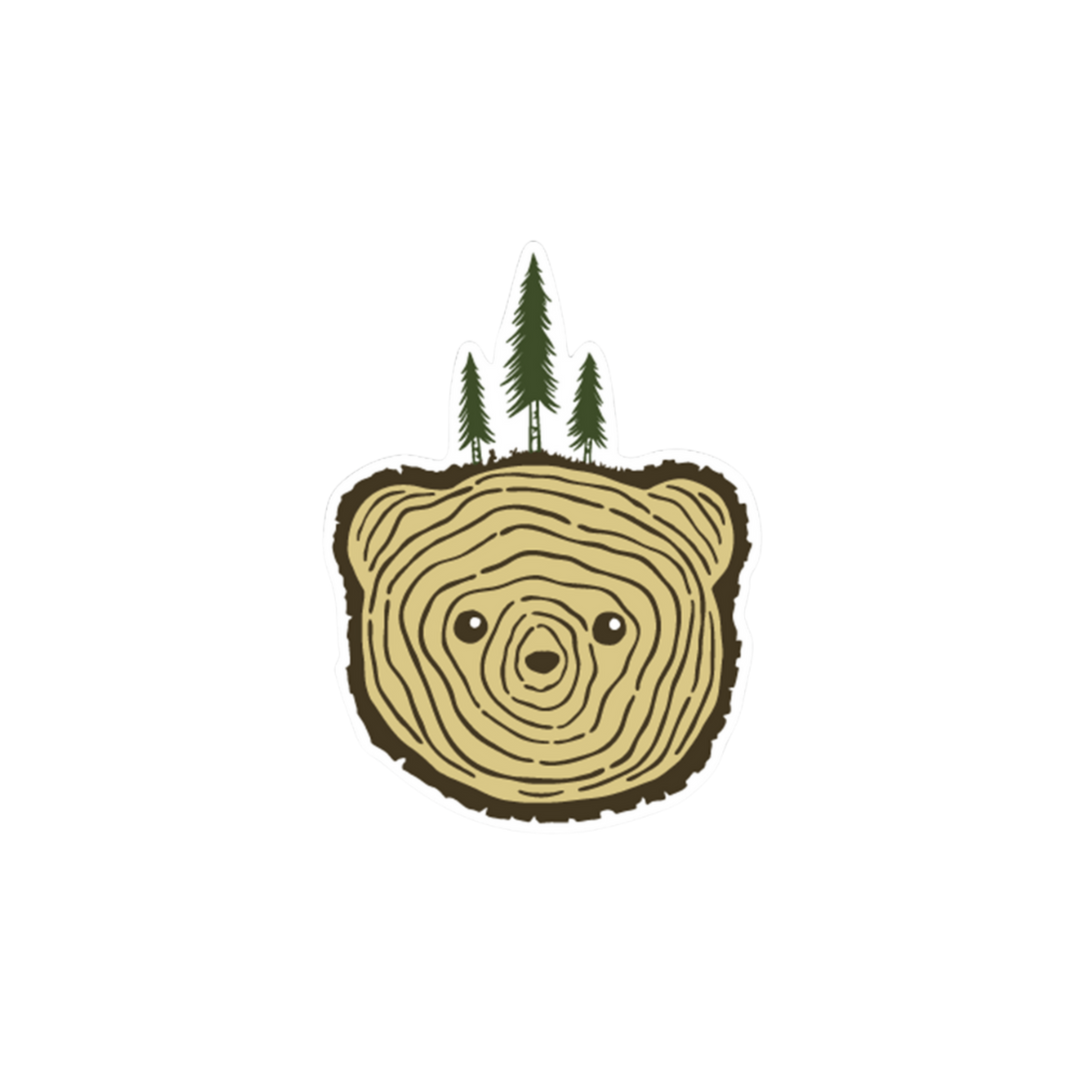 Bear Tree Sticker
