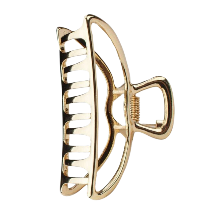 Gold Open Shape Claw Clip