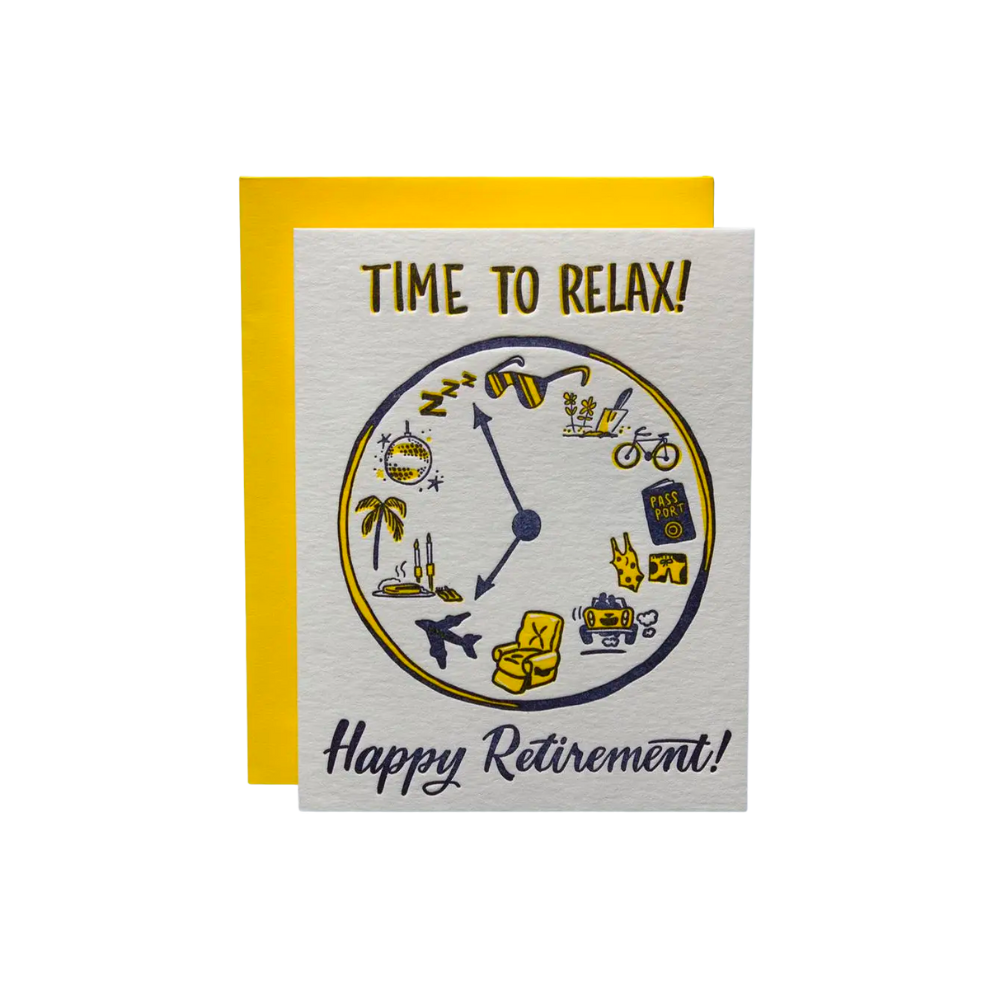 Time to Relax Retirement Card