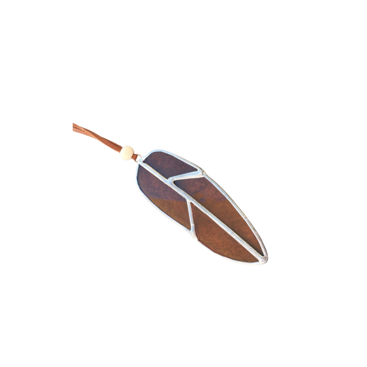 Small Stained Glass Feather