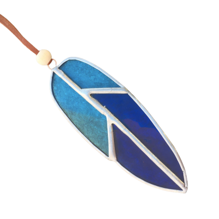 Small Stained Glass Feather