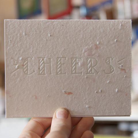 Cheers Plantable Greeting Card