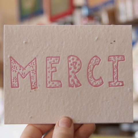 Merci Plantable Greeting Card