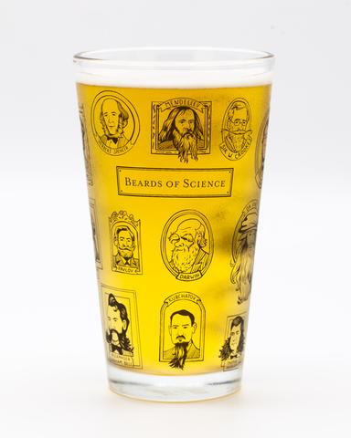 Beards of Science Pint Glass