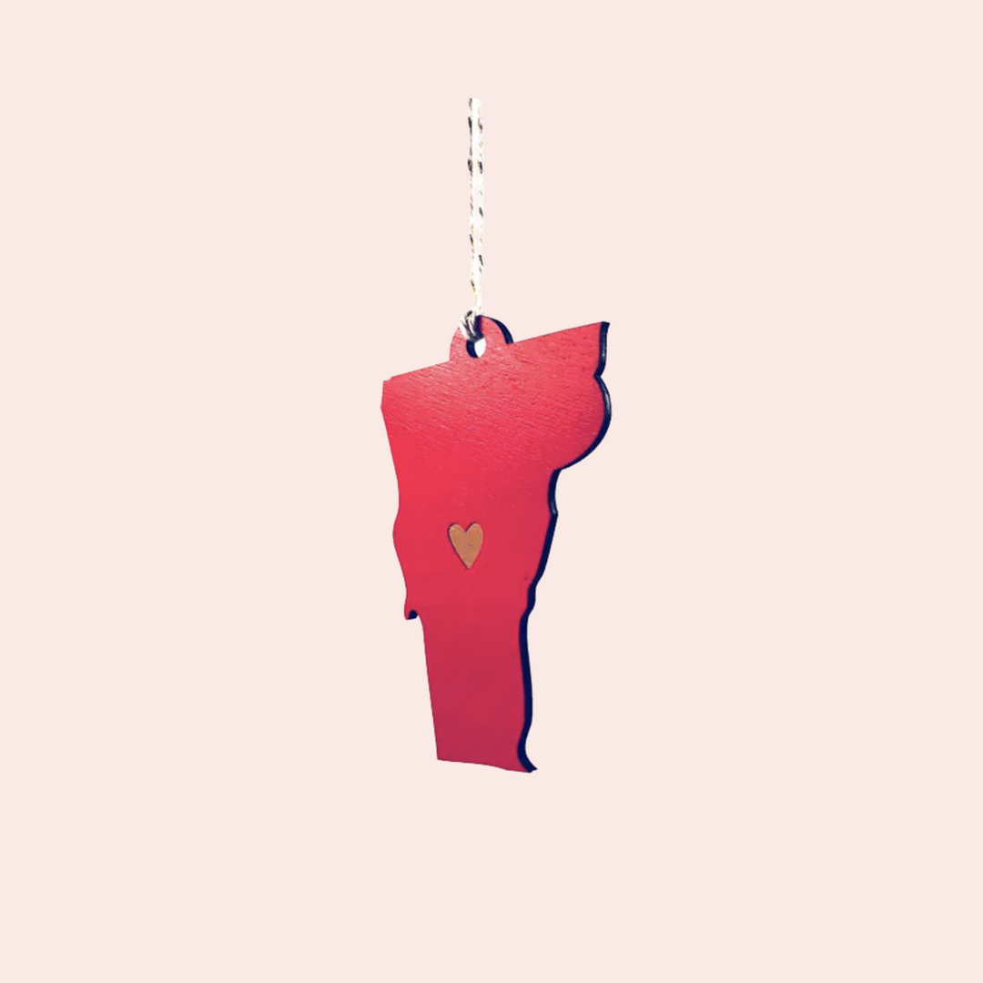 Vermont Heart Ornament