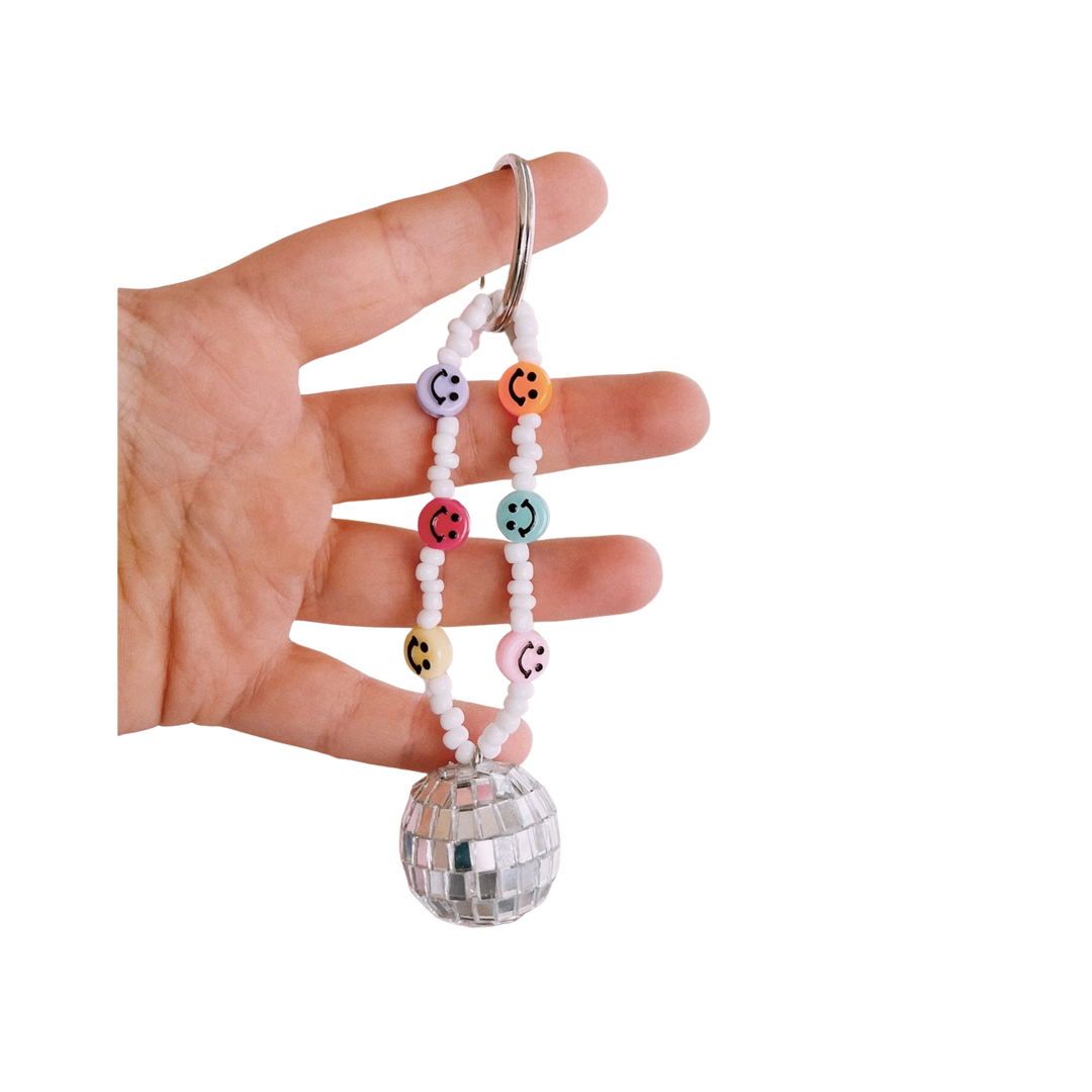 All Smiles Disco Key Charm
