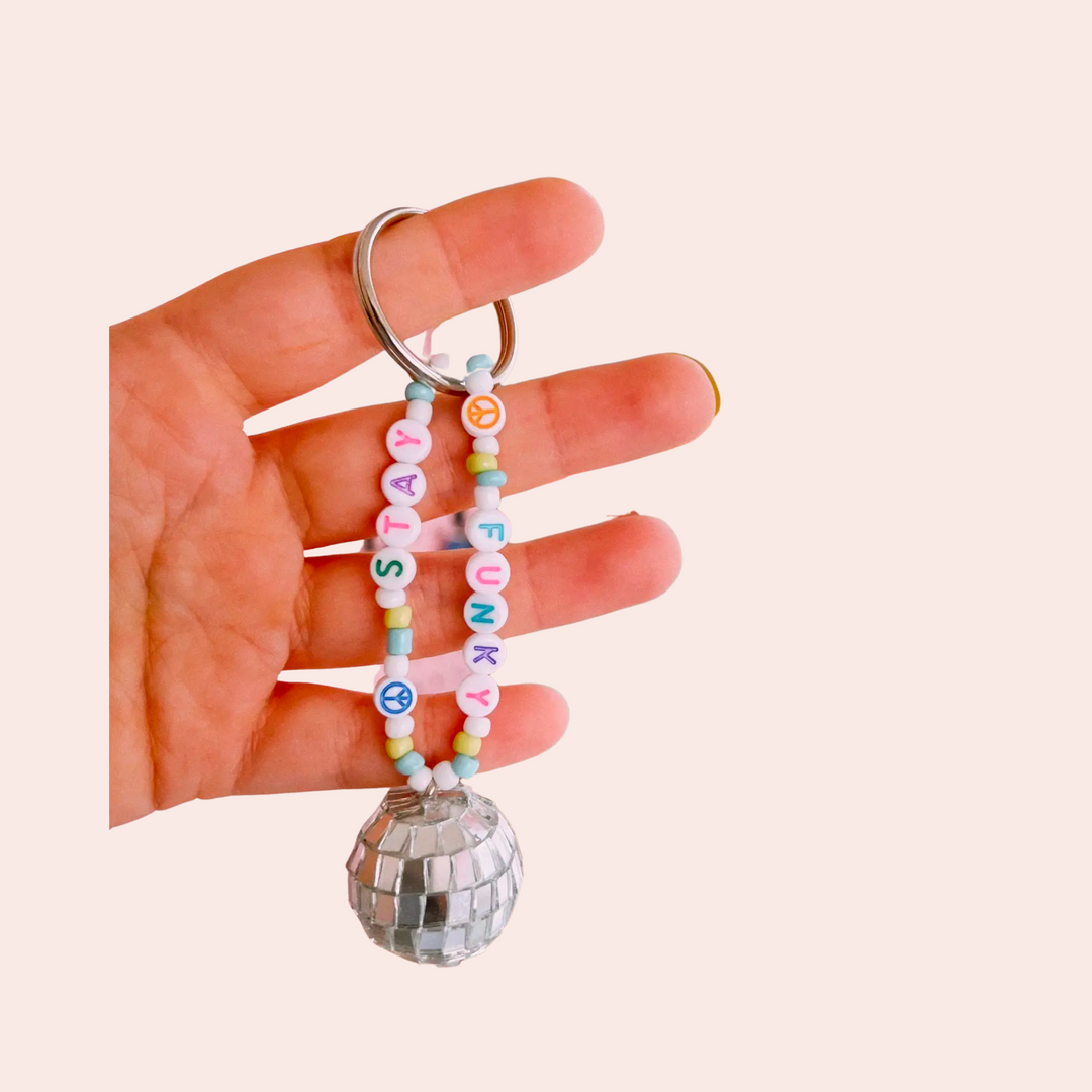 Stay Funky Disco Key Charm